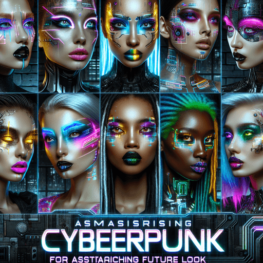 10 Ide Makeup Futuristic Cyberpunk untuk Tampilan Masa Depan yang Menakjubkan