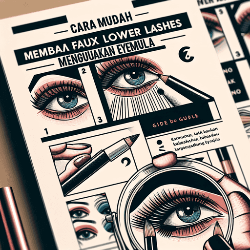 Cara Mudah Membuat Faux Lower Lashes Menggunakan Eyeliner untuk Pemula